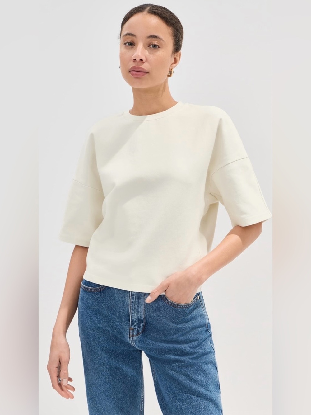 NWOT medium Ossou Rift T-shirt in bone